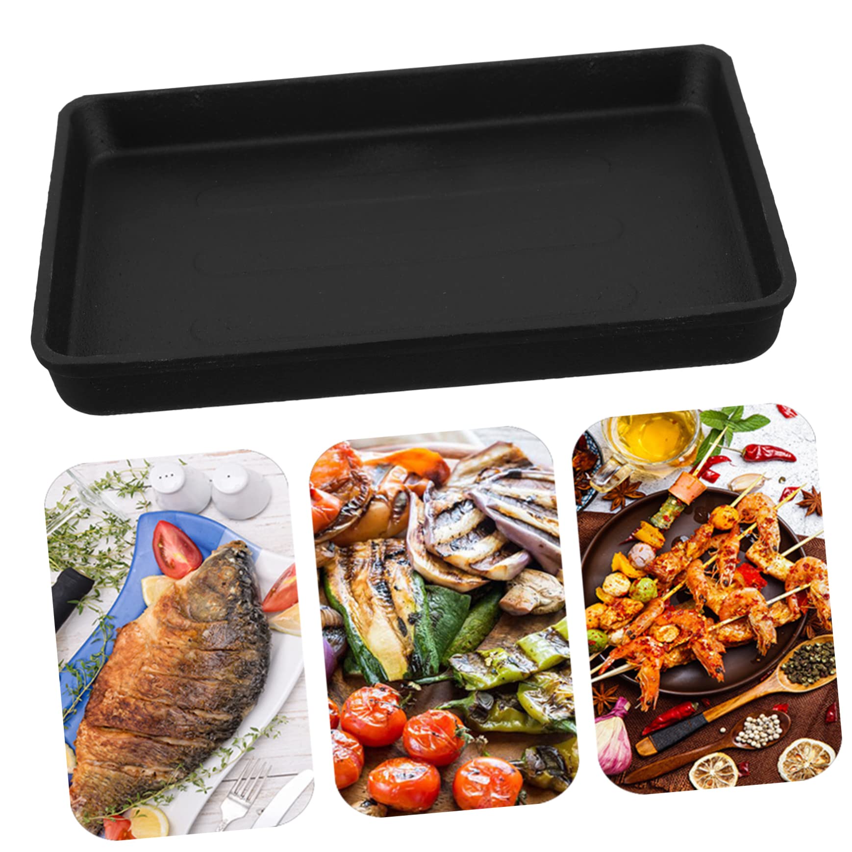 鋳鉄製バーベキューグリルプレート Amazon.co.jp: OFFSCH 鋳鉄製厚手鉄板焼きグリルプレート ローストパン